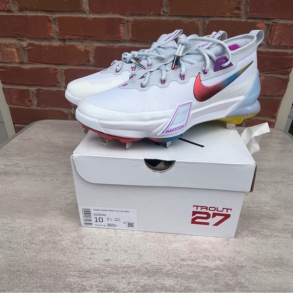 NWT Men’s Nike Force Zoom Trout 9 Elite PRM Baseball Cleats New With Box - Picture 7 of 13